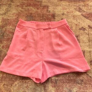 Skies are Blue Pink Chino Shorts Women’s S Recycled Polyester High Rise